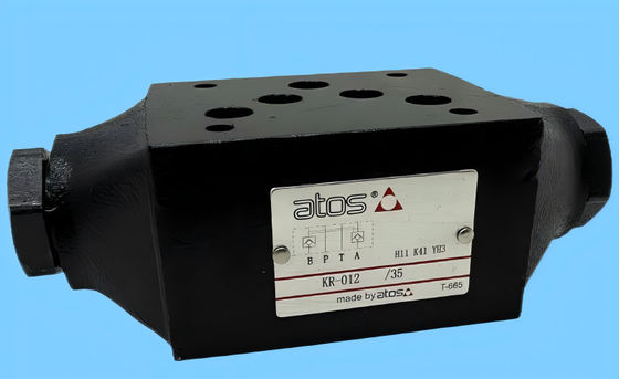 pilot operated ATOS Modular hydraulic check valve ISO 4401 SKR Sizes 06 And 10 SKR-012/4 10S