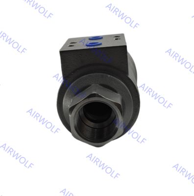 AIGNEP Pneumatic Coaxial Valve 2/2way with Max. Control Pressure 10 bar Stainless Steel Body for Dry Compressed Air