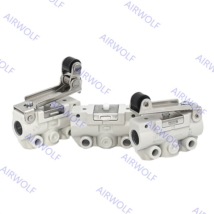 SMC VM130-01-32A, VM130-01-33A, VM130-01-34A, VM130-01-37A VM100 Series 3/2 way Mechanical Valve 1/8"