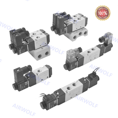 5/2 रास्ता 3/2 रास्ता माइंडमैन एल्यूमीनियम DC24V AC220V पिस्टन स्पूल वाल्व MVSC-180-4E1 MVSC-180-4E2 MVSC-180-4E2-DC24-L