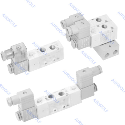 माइंडमैन 5/2 वे 3/2 वे एल्यूमिनियम DC24V AC220V AC110V DC12V MVSC-220-4E1 MVSC-220-4E2 MVSC-220-4E2-DC24-L