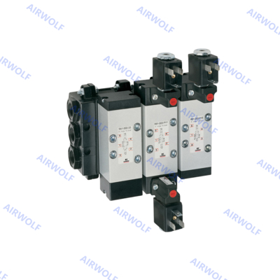 Camozzi 5/2 5/3 Way ISO5599/1 सोलेनोइड वाल्व 24V DC 230V AC आकार 1 2 3 951-000-P11-23 951-000-P15-23 952-000-P15-23 951-000-P11-23-G77 951-000-P11-23-G7J 951-000-P11-23-G7K 951-000-P11-23-G73